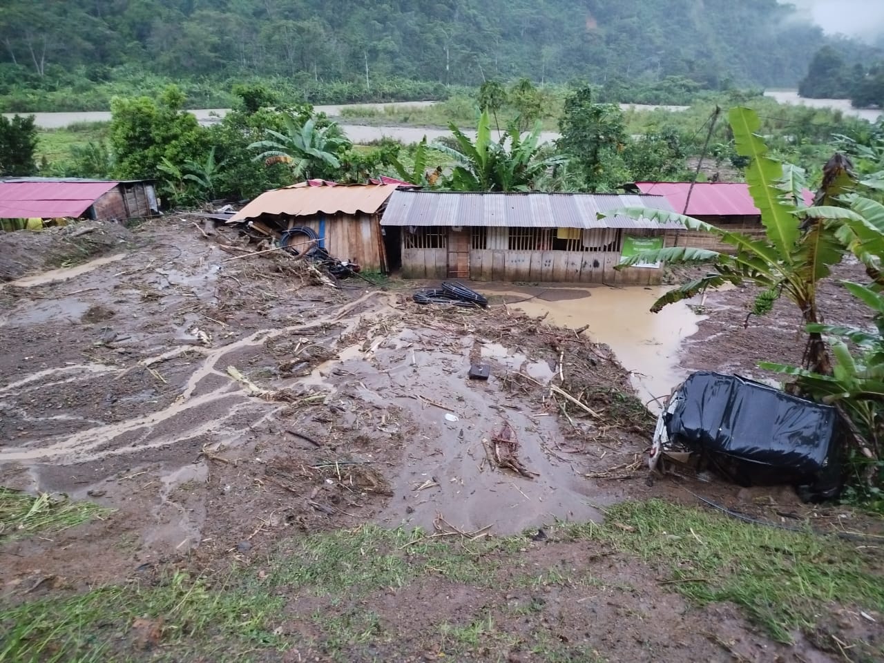 Foto: Emergencia en Pueblo Rico, Risaralda - Defensa Civil Risaralda