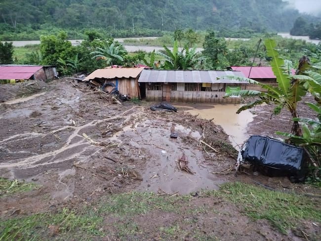 Foto: Emergencia en Pueblo Rico, Risaralda - Defensa Civil Risaralda