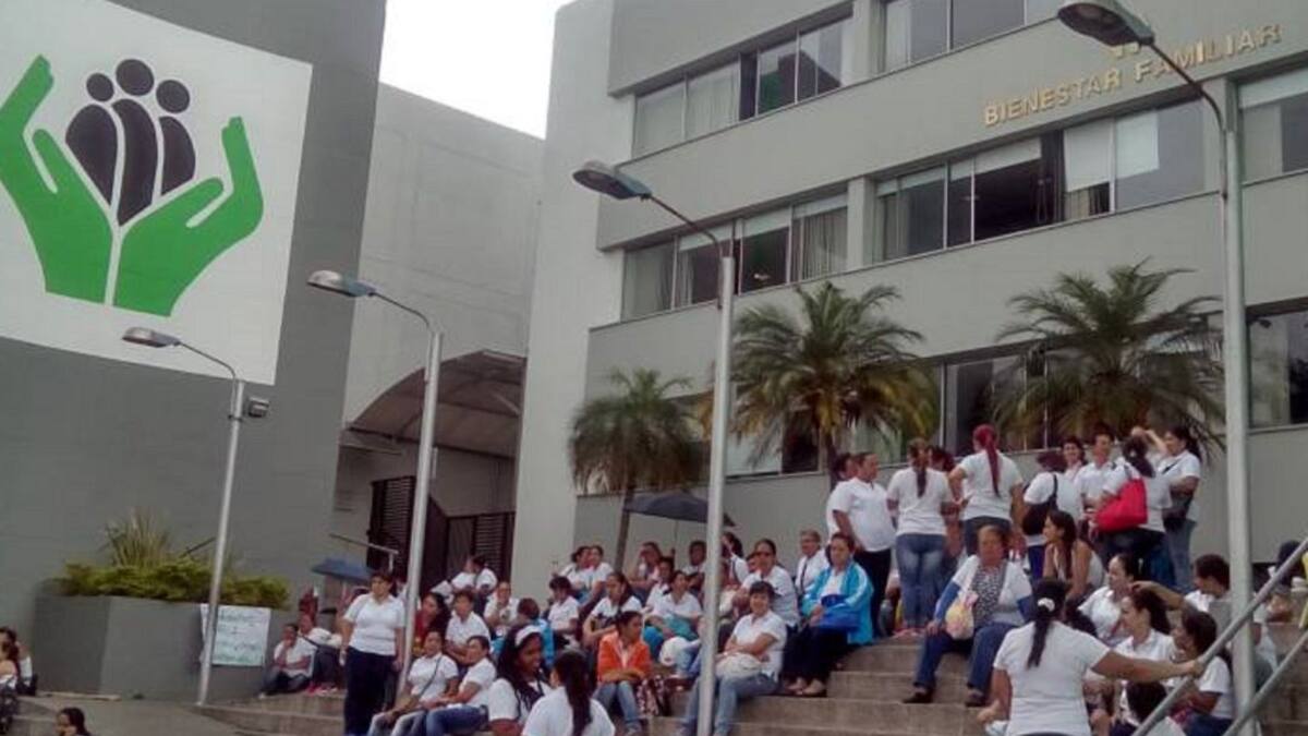 Presidenta del Sintrabienestar en el departamento, Bibiana Guacaneme