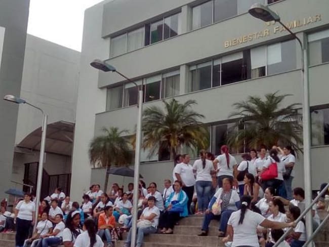 Presidenta de Sintrabienestar en el departamento, Bibiana Guacaneme