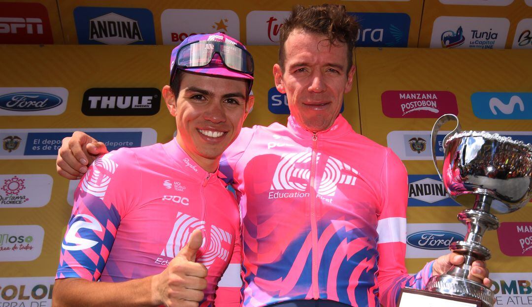 Sergio Higuita y Rigoberto Urán