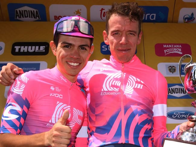 Sergio Higuita y Rigoberto Urán