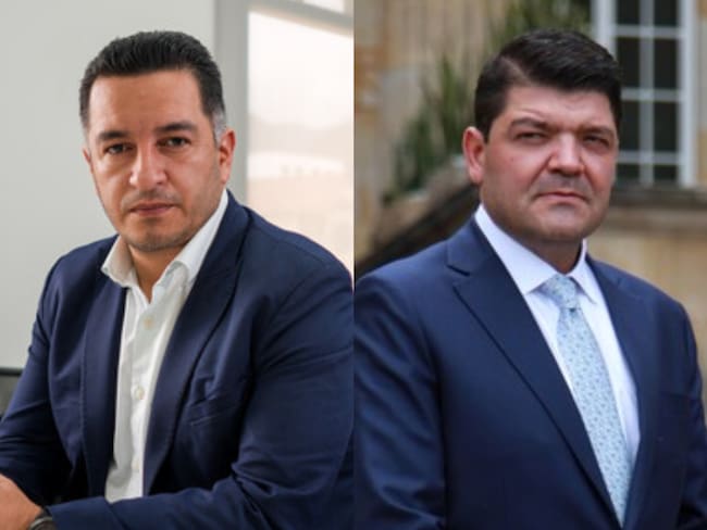 Andrés Idárraga y Juan Diego Gómez. Fotos: (Colprensa - Mariano Vimos) / (Colprensa - Camila Díaz)