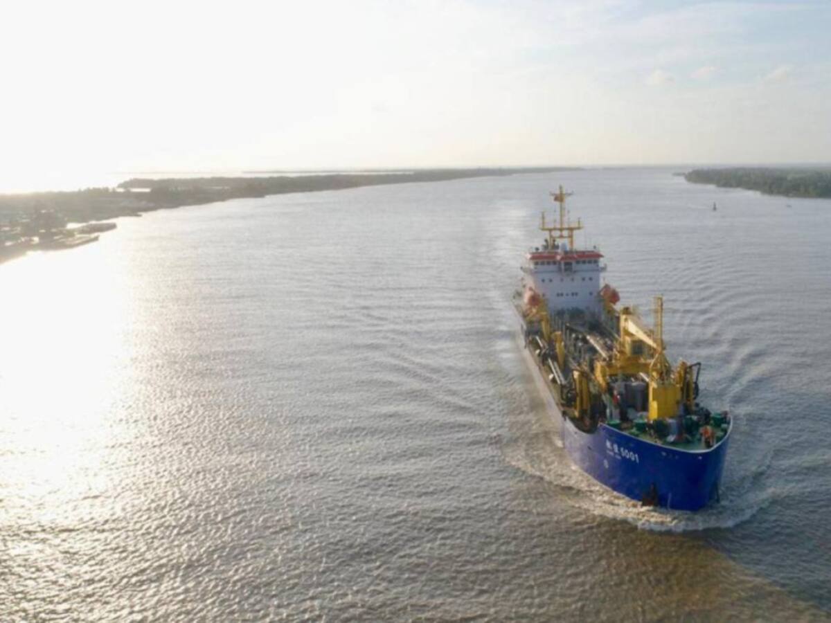 Suspendido temporalmente trabajo de dragado en el Puerto de Barranquilla