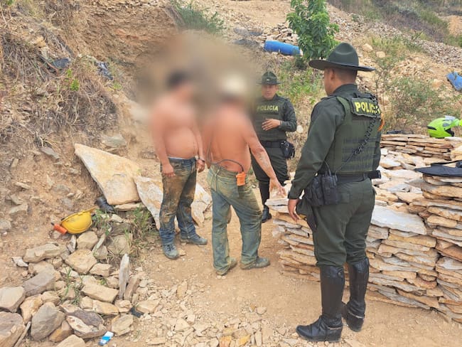 Capturados Altos de Normadia - Foto Policía Cali