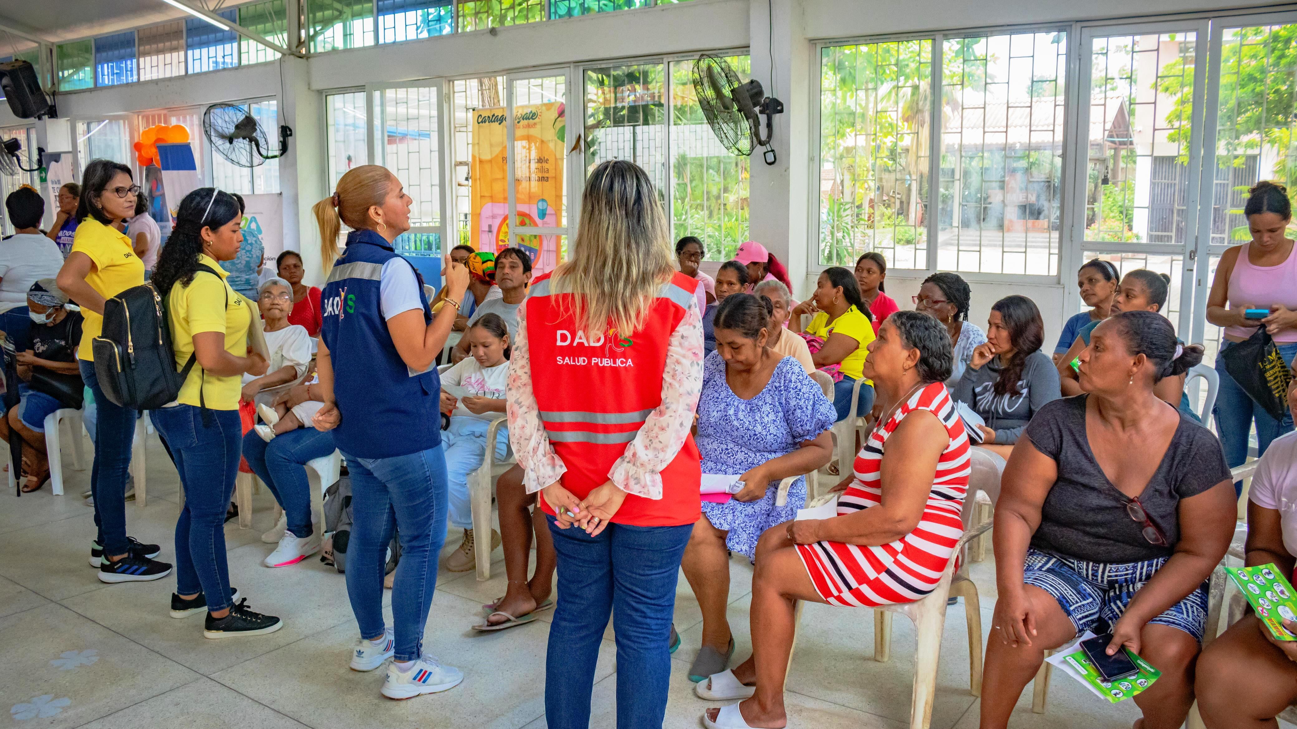 DADIS y EPS realizan jornada de salud, en San José de los Campanos