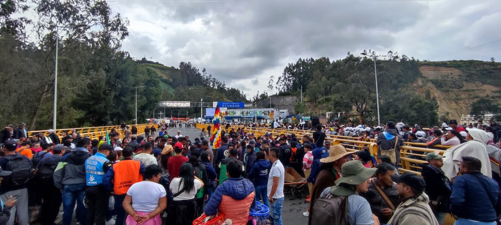 Bloqueo Rumichaca- Foto: Gobernación de Nariño