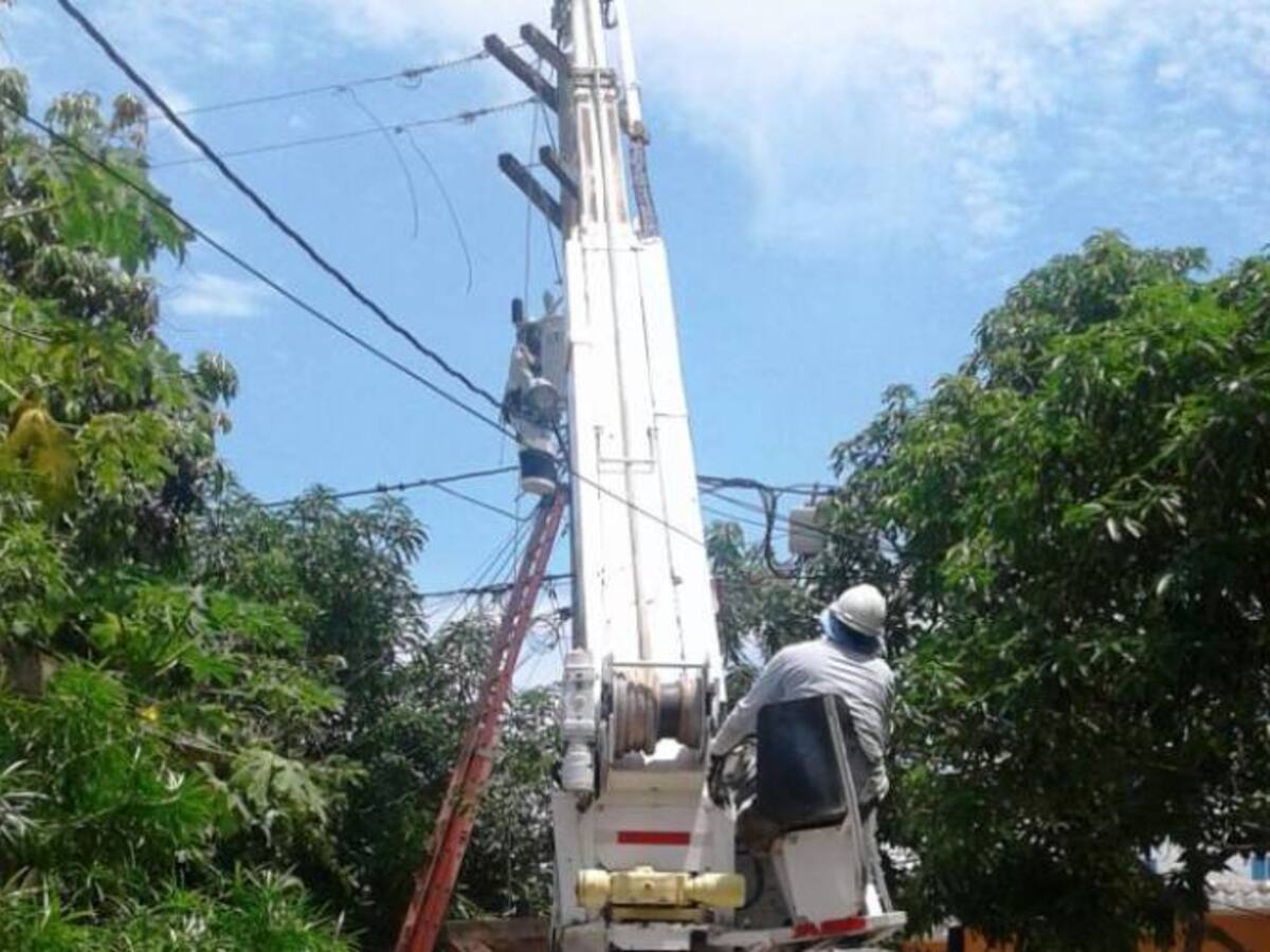 Cuatro municipios del sur de Bolívar no tendrán servicio de energía este martes
