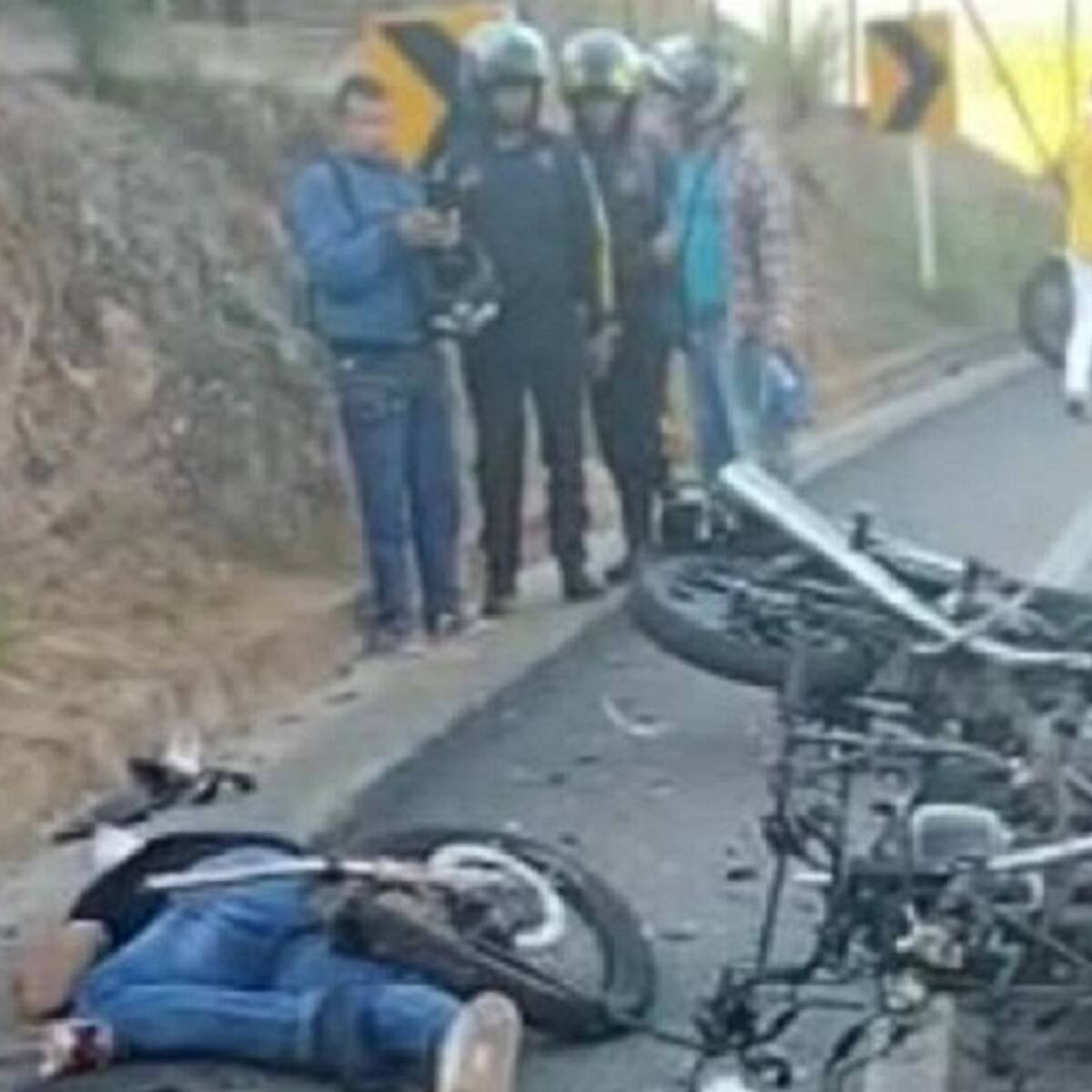 Venezolano murió en choque de motos
