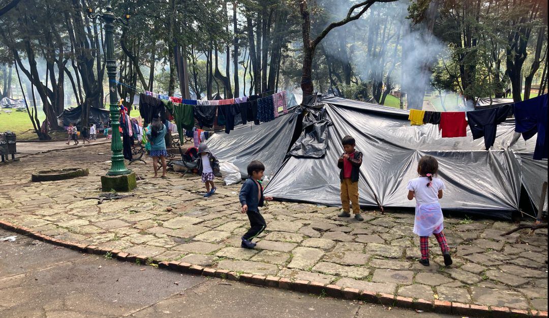Mas de 60 niños enfermos en campamento Embera del Parque Nacional