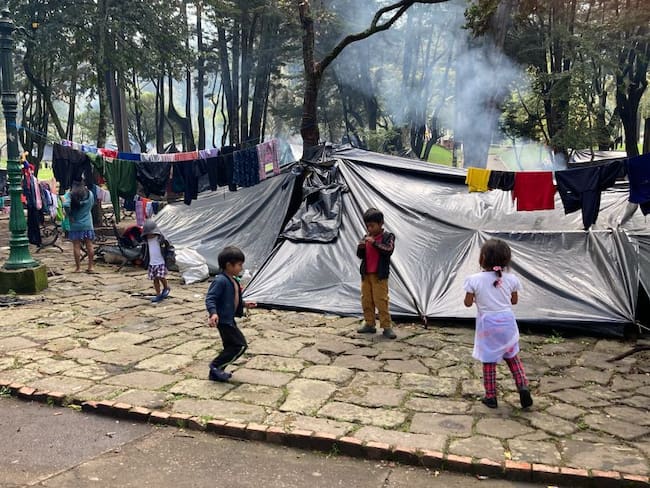Mas de 60 niños enfermos en campamento Embera del Parque Nacional