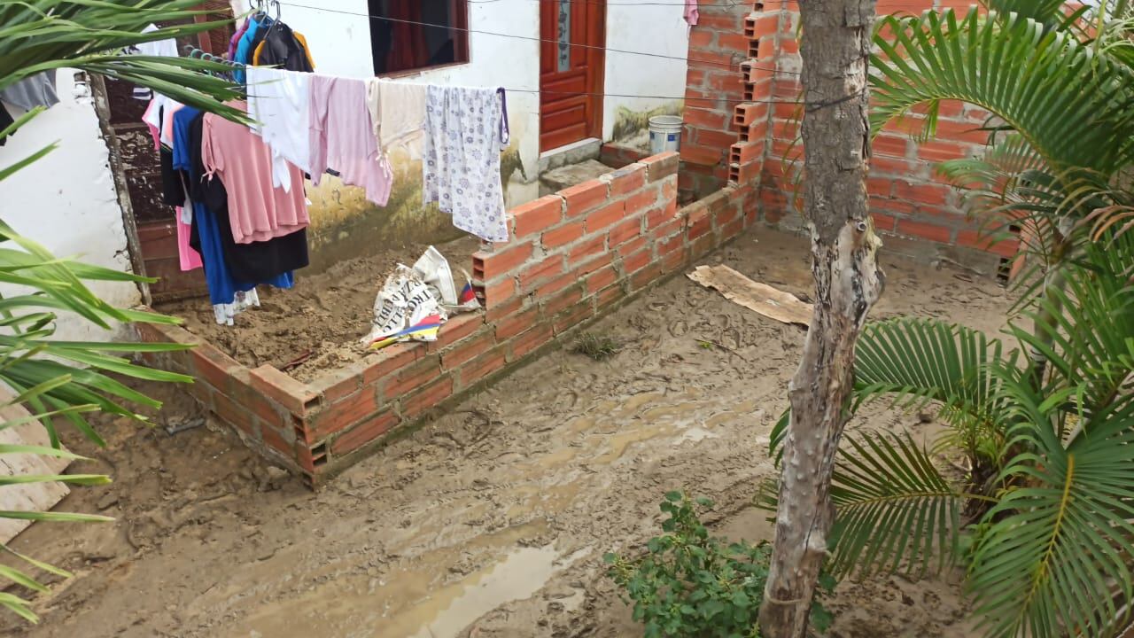 Afectaciones del invierno en Juan Mina, Barranquilla./ Caracol Radio