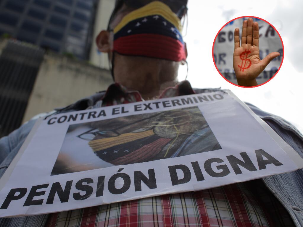 Pensionados sobrevivientes en Venezuela. Foto por Colprensa