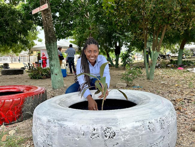 Veolia recuperó zona verde del barrio Enmanuel en el sur de Cartagena