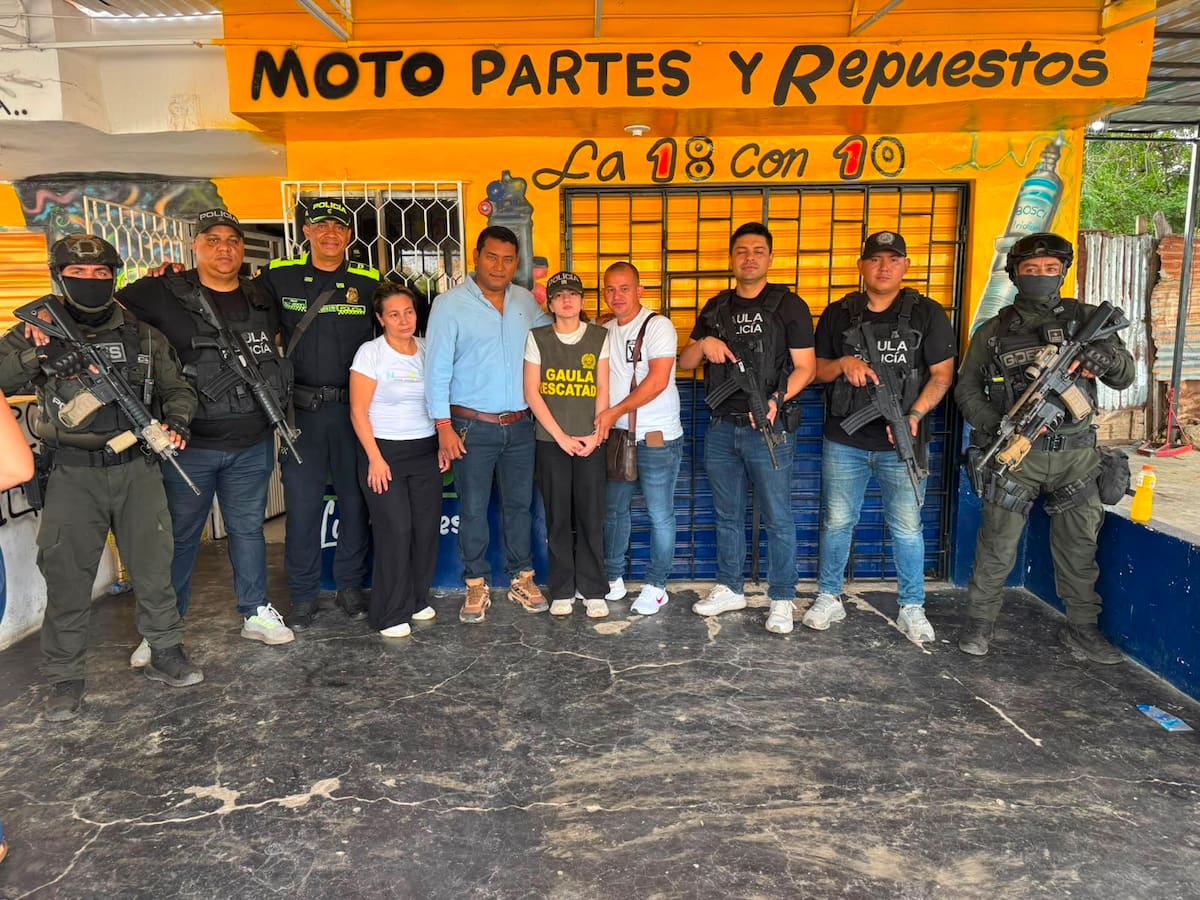 Liberan a Leidy Vergara Molina tras operativo en Maicao
