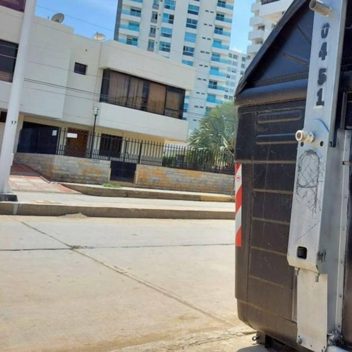 Inició el cambio de color de contenedores en Santa Marta