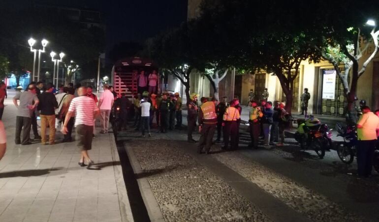 Autoridades en Cúcuta no permitieron instalación de tarima para manifestación de Gustavo Petro