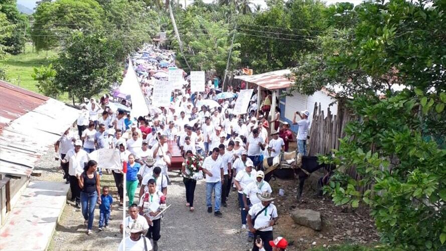 El líder fue asesinado el pasado viernes 29 de junio en Puerto Libertador. Foto: Cortesía.