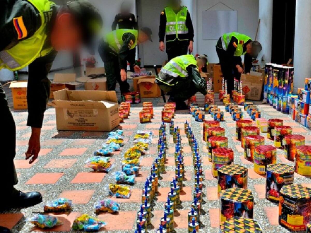 Casi dos toneladas de pólvora se han incautado en Antioquia