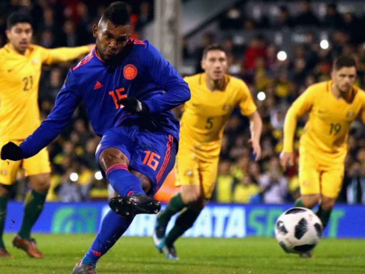 Colombia no estuvo fino en definición e igualó con Australia en Londres