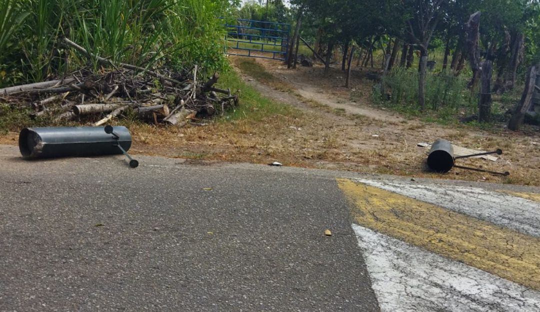 La detonaciòn no dejò soldados heridos. 