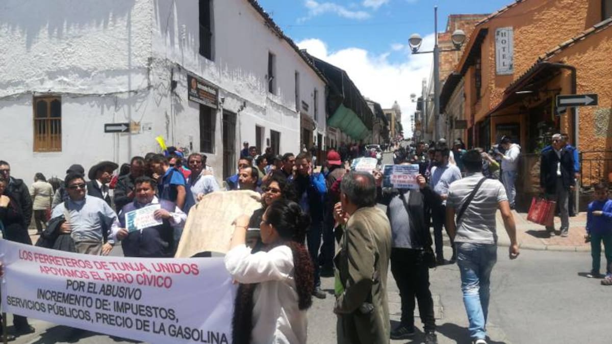 No hubo acuerdo para conjurar el Paro Cívico en Tunja