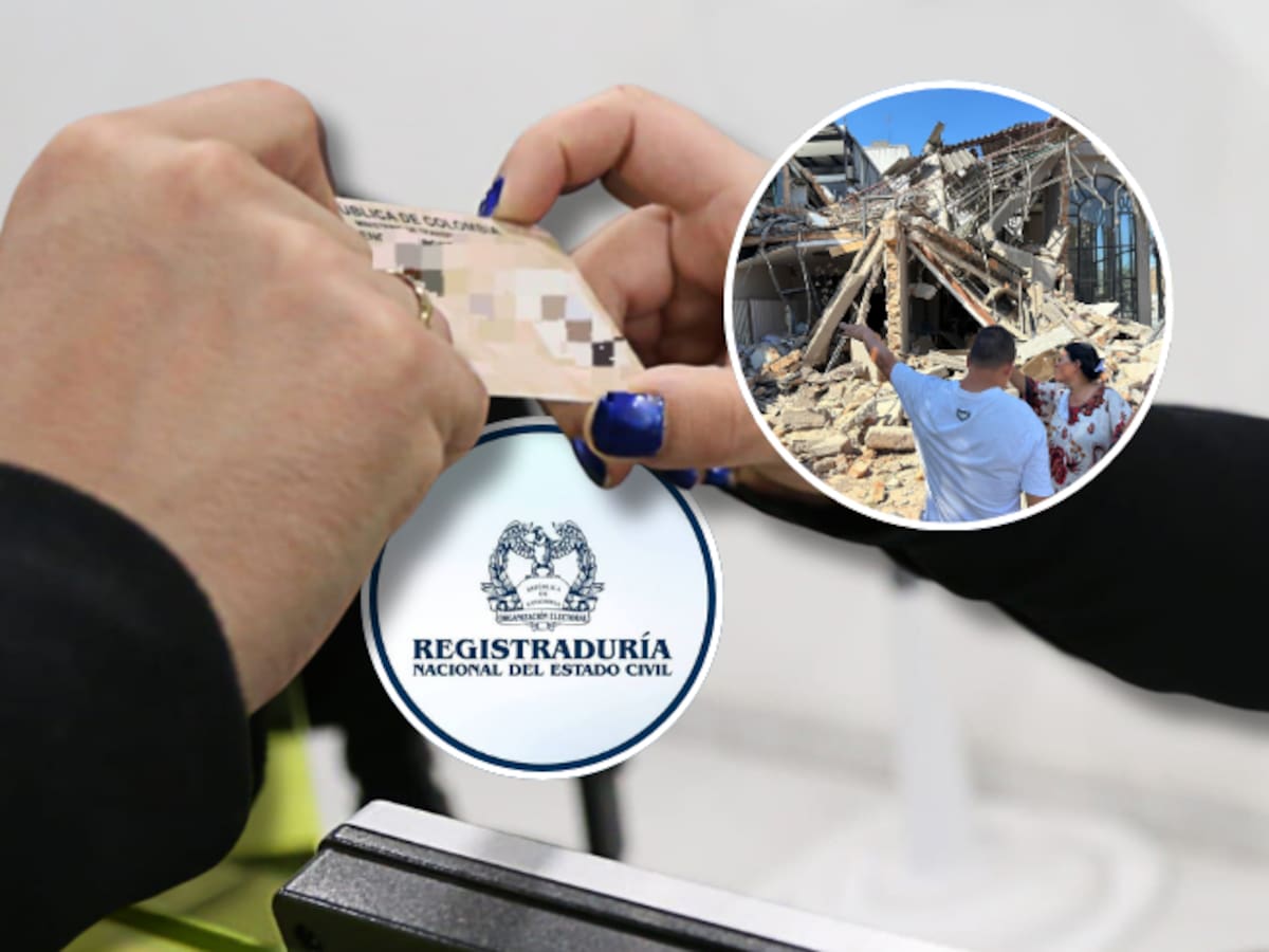 Registraduría tendrá trámites gratis para quienes perdieron documentos en el terremoto: así funciona