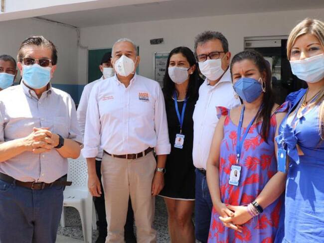 Visita del Ministro de Salud a Santa Marta.