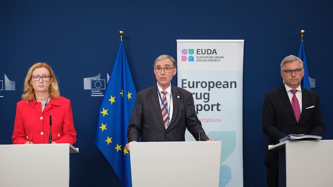 Reporte de drogas de la Unión Europea 2026 (Cortesía: by Thierry Monasse/Getty Images)