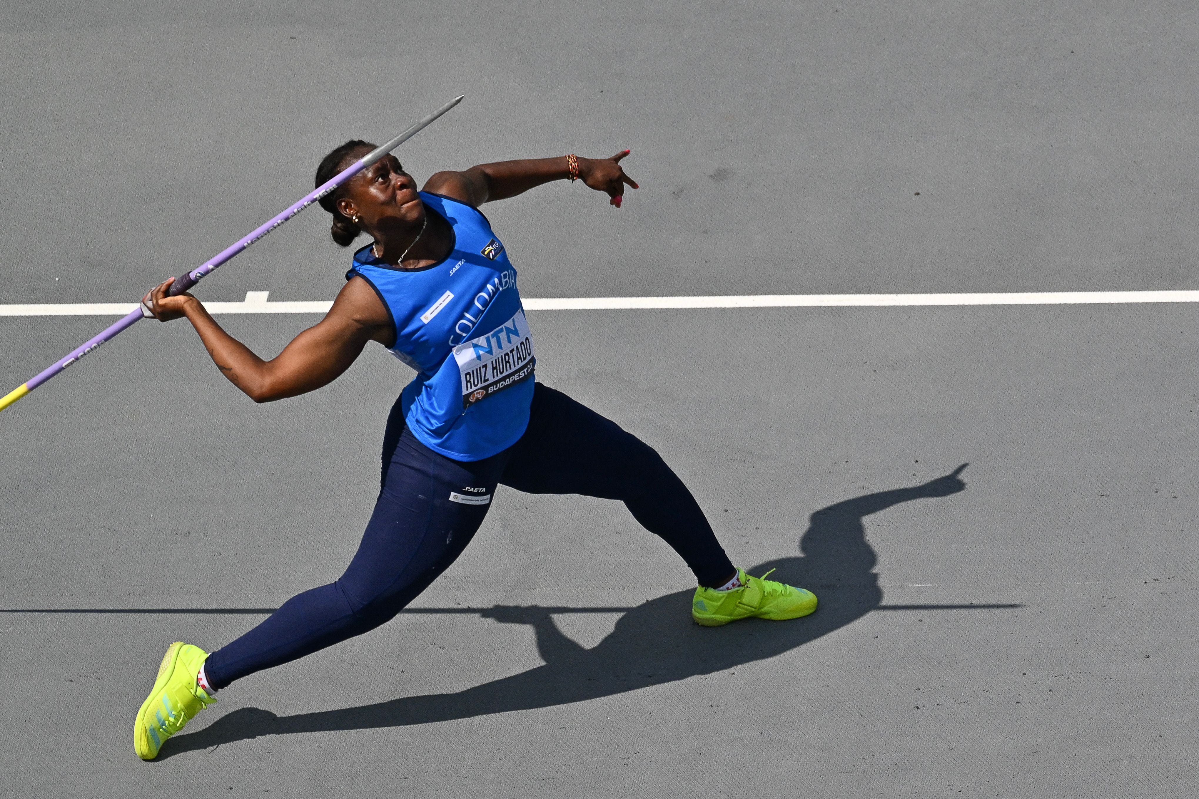 Flor Ruiz en el mundial de atletismo (Photo by Antonin THUILLIER / AFP) (Photo by ANTONIN THUILLIER/AFP via Getty Images)