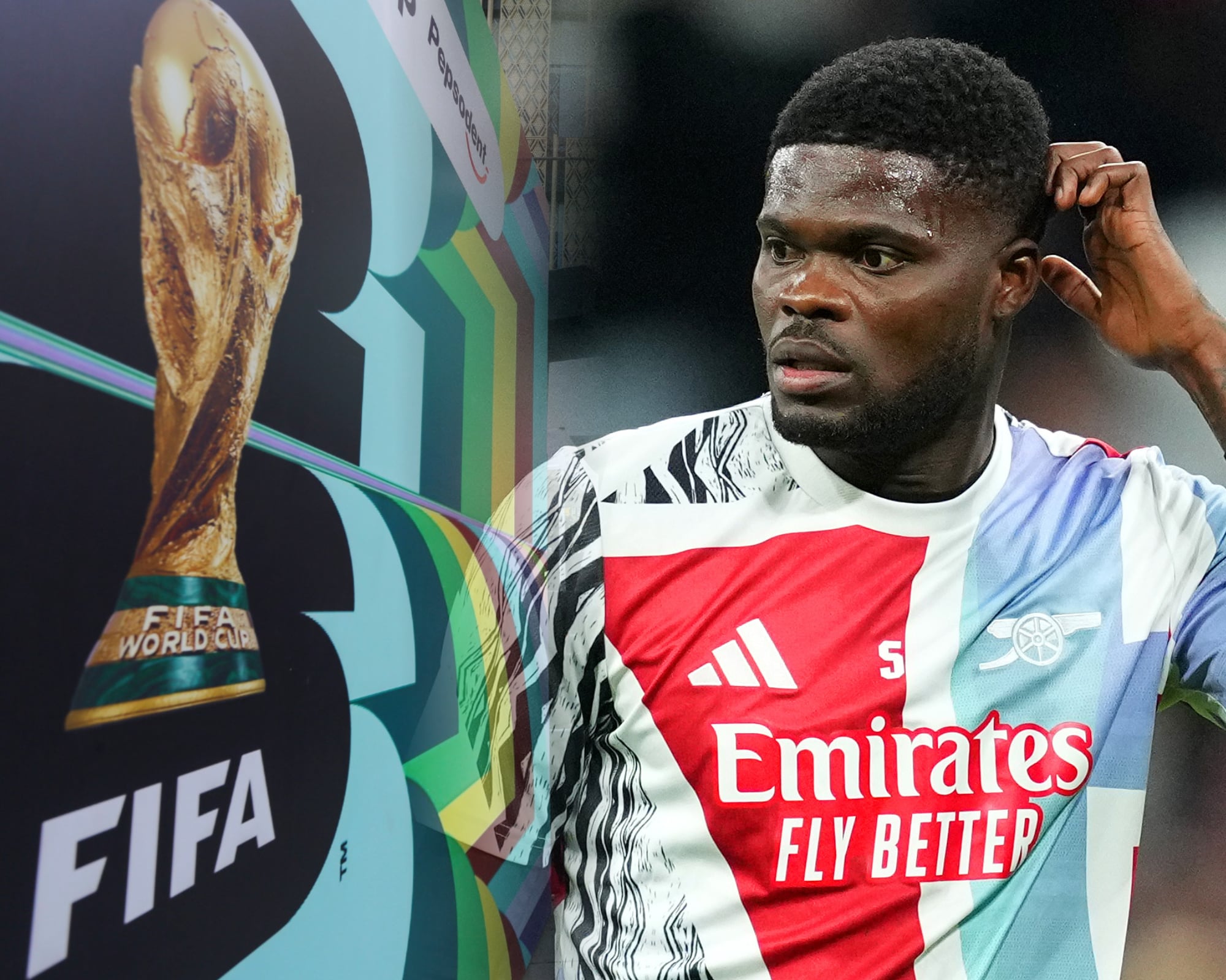 Thomas Partey, futbolista ghanés, no podrá participar en el debut de la selección africana contra Panamá mientras se define su estatus legal.
(Foto: Caracol Radio / Getty )