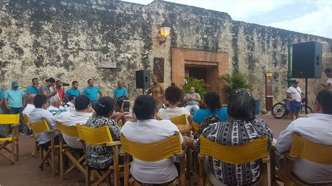 En Cartagena, propietario de establecimiento “Donde Fidel” ofreció disculpas públicas a procuradora. Foto: Alcaldía de Cartagena