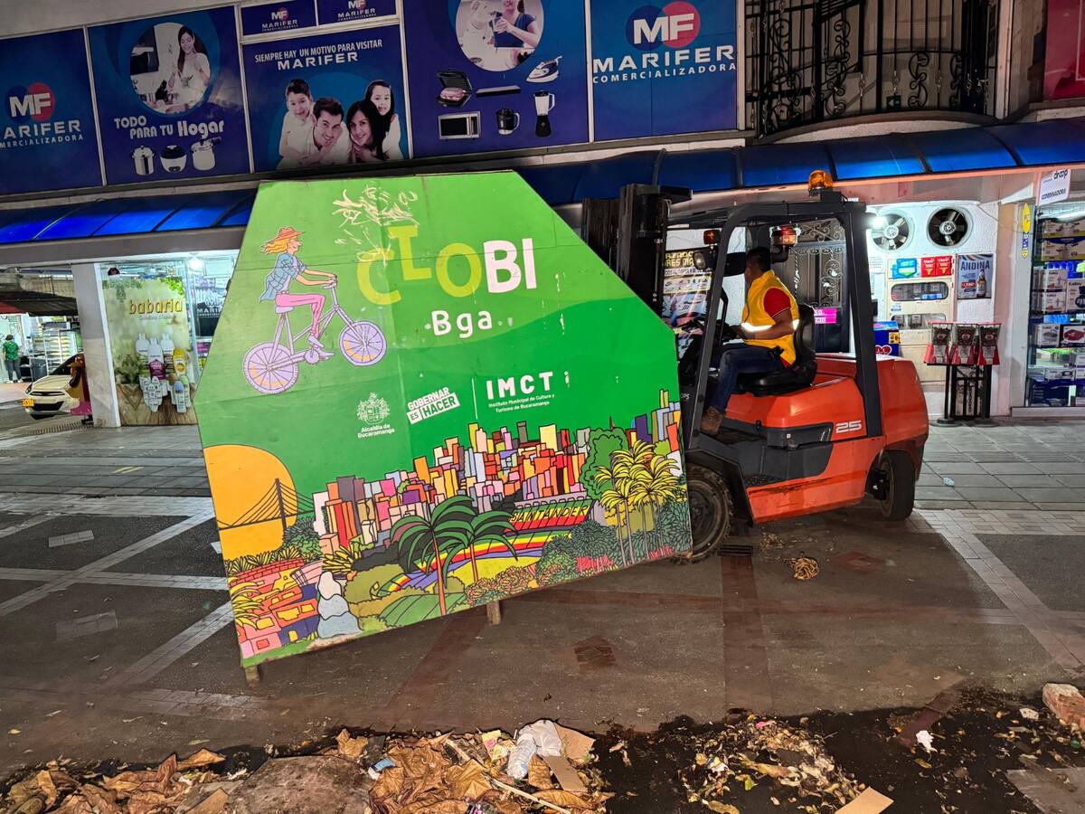 Bucaramanga: Por deterioro retiraron 6 estaciones de Clobi, el sistema de préstamo de bicicletas