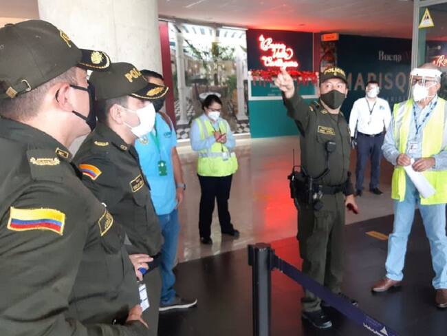 Autoridades realizan simulacro de apertura en el aeropuerto de Cartagena