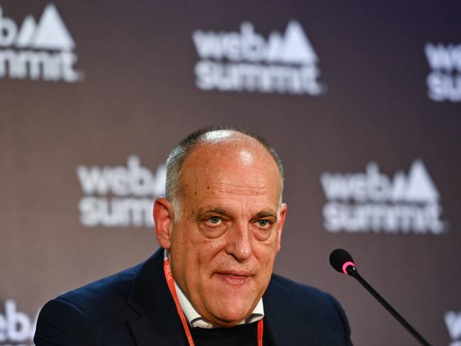 Javier Tebas, presidente de LaLiga de España. (Photo By Ben McShane/Sportsfile for Web Summit via Getty Images)
