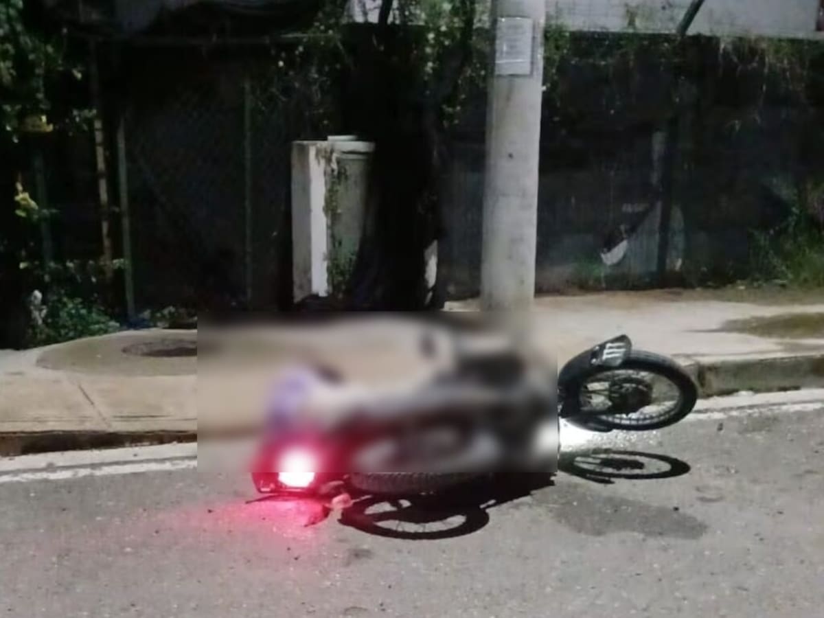 Motociclista fue asesinado por sicarios en el sur de Cartagena, cerca de Territorio Mío
