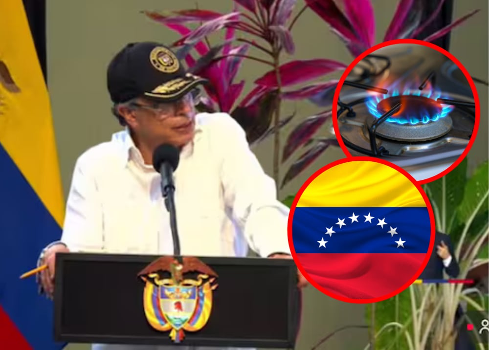 Petro anunció que traerá gas de Venezuela “mucho más barato” (Créditos: GettyImages e imagen de archivo)