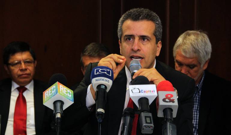 Luis Fernando Velasco, presidente del Congreso.