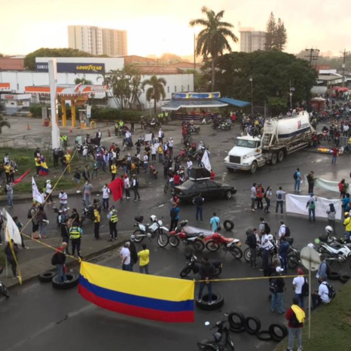 En video: Protesta pacífica en Sameco, sin movilidad vehicular