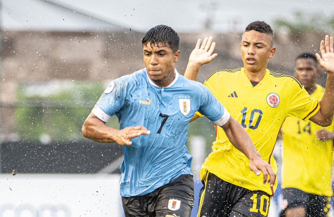 Colombia vs. Uruguay por el Sudamericano Sub-17 Foto: @Uruguay