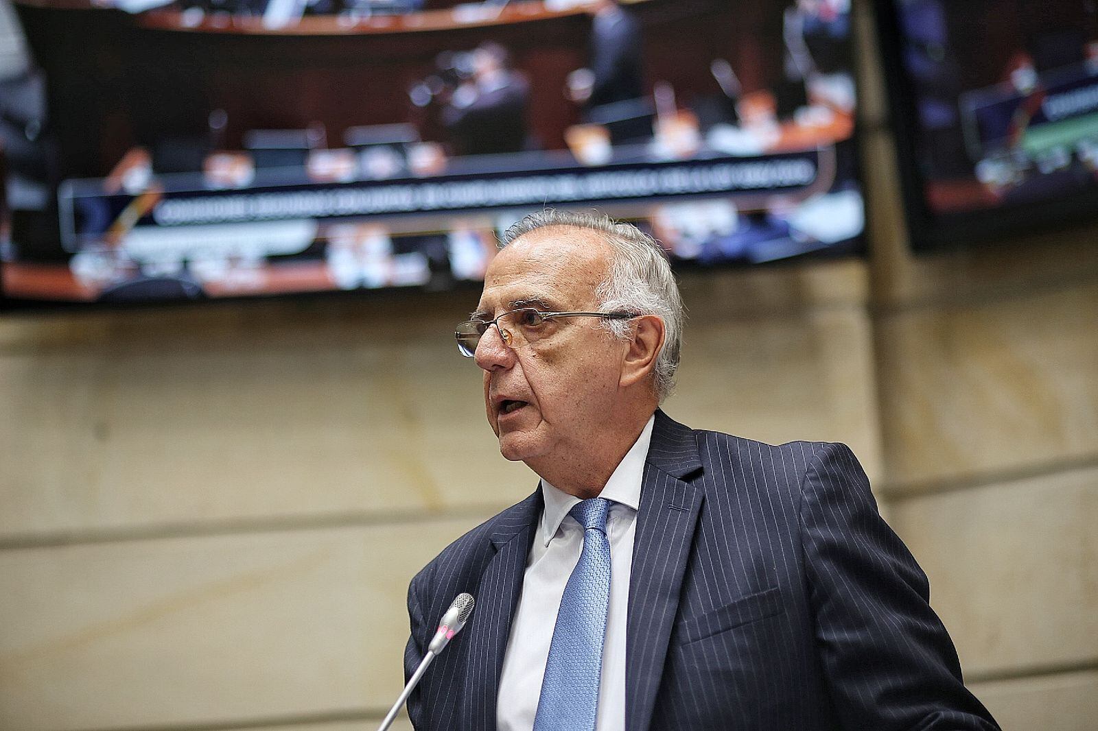 Iván Velásquez en el Senado. Tomada de @SenadoGovCo
