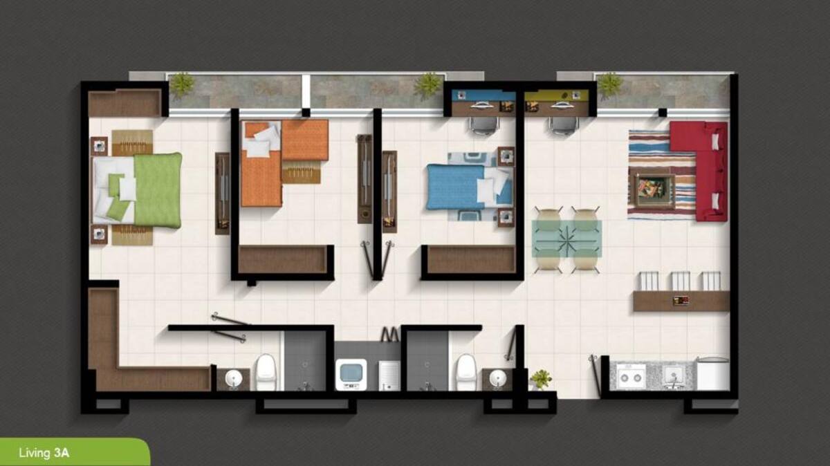 Apartamentos cerca del Vergel, Universidad de Ibagué, Homecenter y Éxito, fácil acceso por avenidas Ambala, Guabinal y Calle 77. Con amplios espacios verdes, Conservación de flora nativa y ronda ambiental