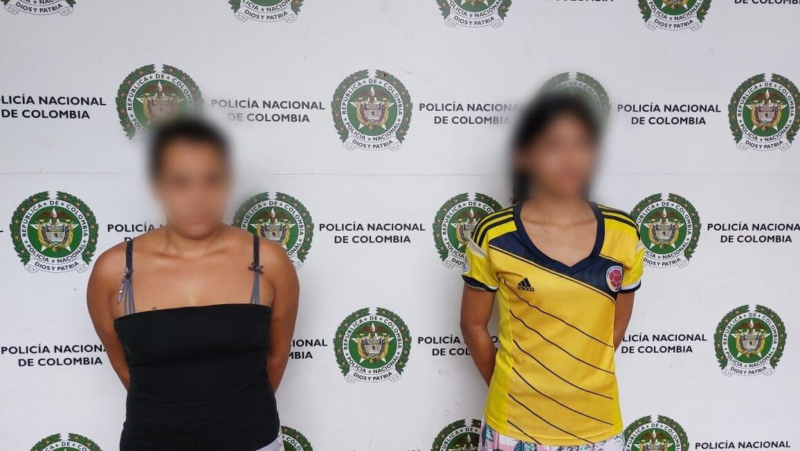Las mujeres fueron capturadas en el barrio Claret de Ibagué