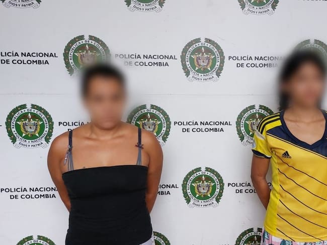 Las mujeres fueron capturadas en el barrio Claret de Ibagué