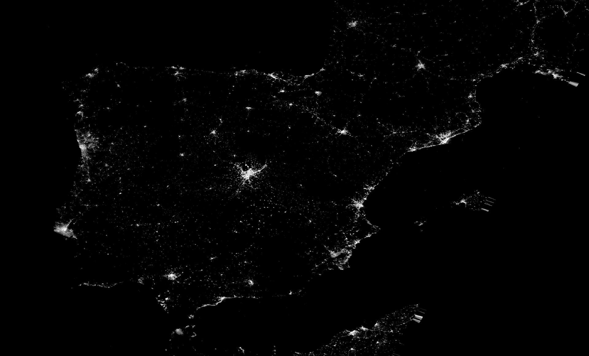 Satélites de la NASA capturan apagón de abril en España y Portugal. Foto: ESA España