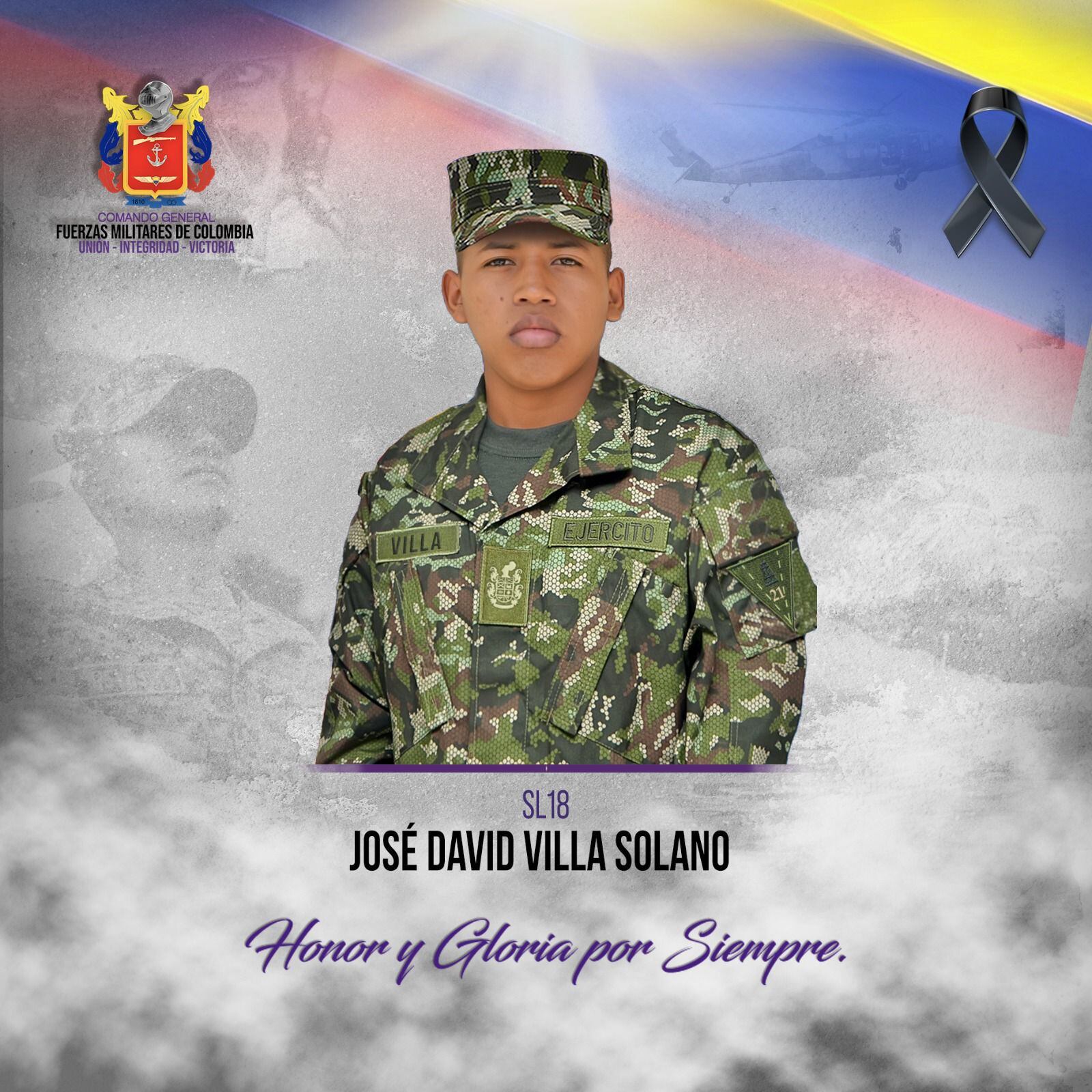 Soldado asesinado por el ELN en Convención, Norte de Santander / Foto: Ejército Nacional