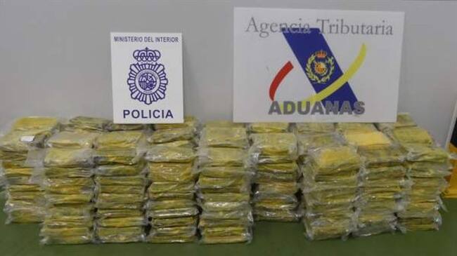 Con este resultado se evita que más de 470'000.000 de euros, valor del alcaloide en el mercado ilegal europeo, ingresen a las arcas de este grupo ilegal. Foto: Armada Nacional