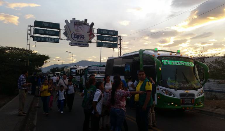 Paso fronterizo Colombia -  Venezuela