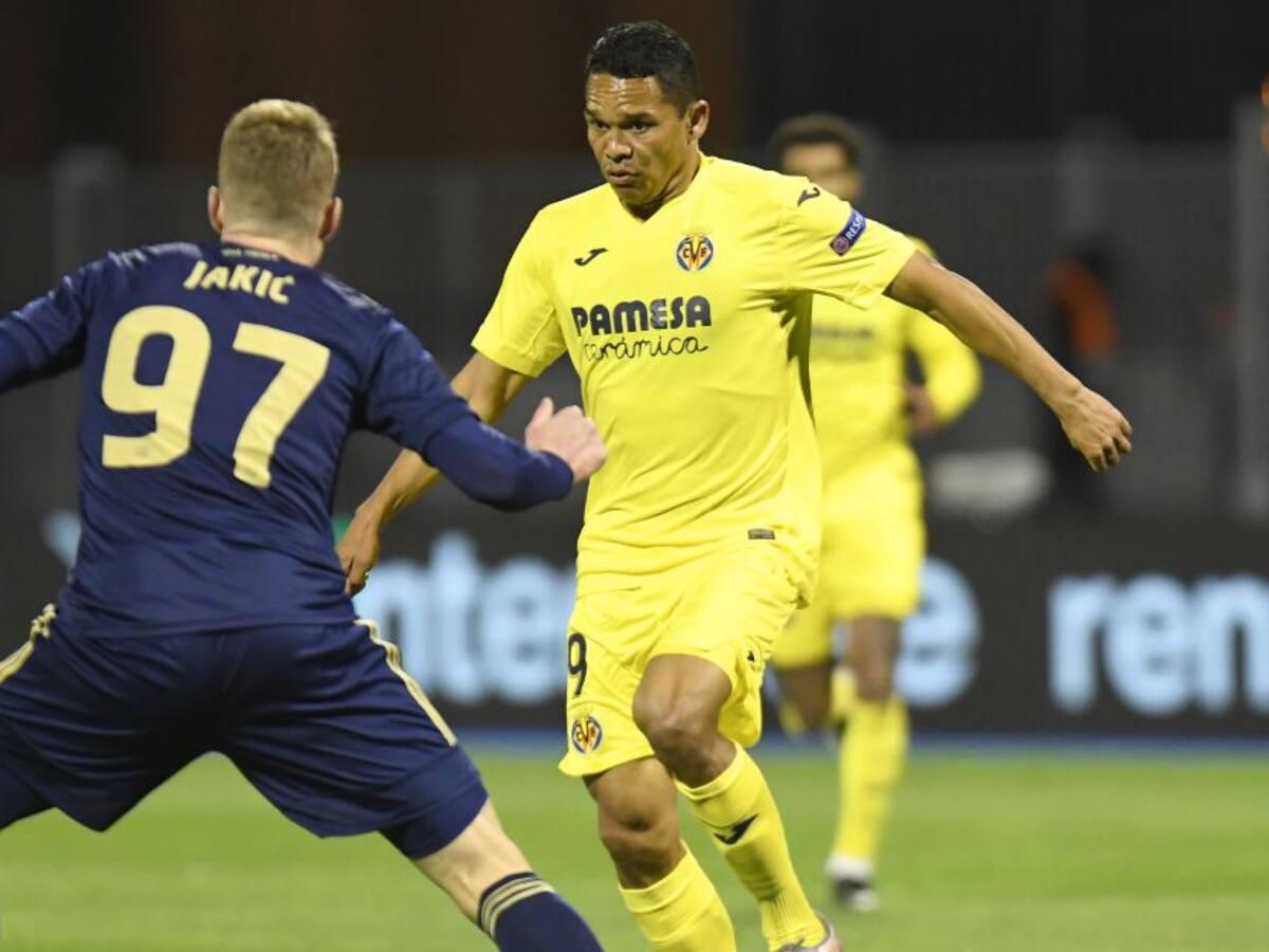 Villarreal, con Bacca titular, ganó la ida de los cuartos de Europa League