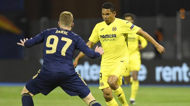 Villarreal, con Bacca titular, ganó la ida de los cuartos de Europa League